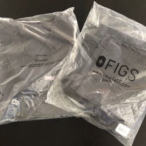 FIGS Charcoal scrub set Small/Small petite